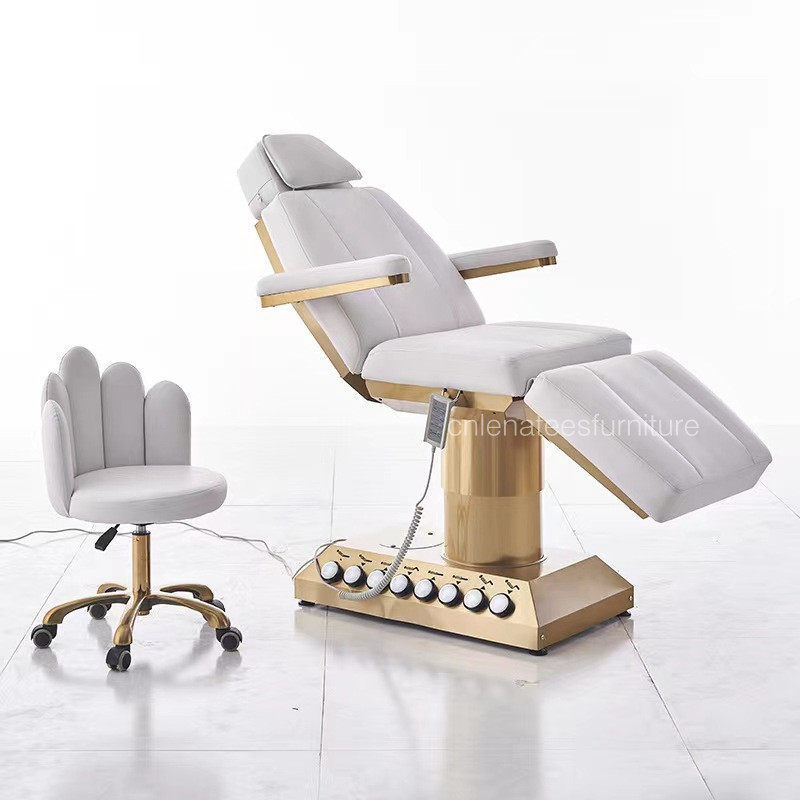 M819 Luxury stainless steel electric facial bed treatment chair